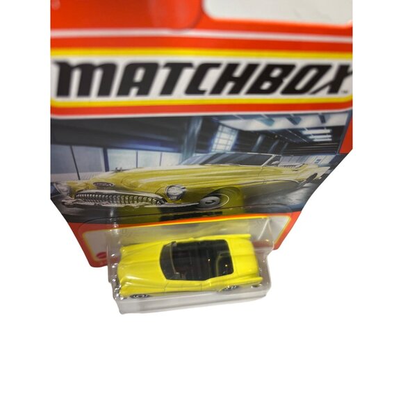 Matchbox 1953 Buick Skylark Convertible Yellow 70 Years 1:64 Diecast Car - Picture 9 of 9